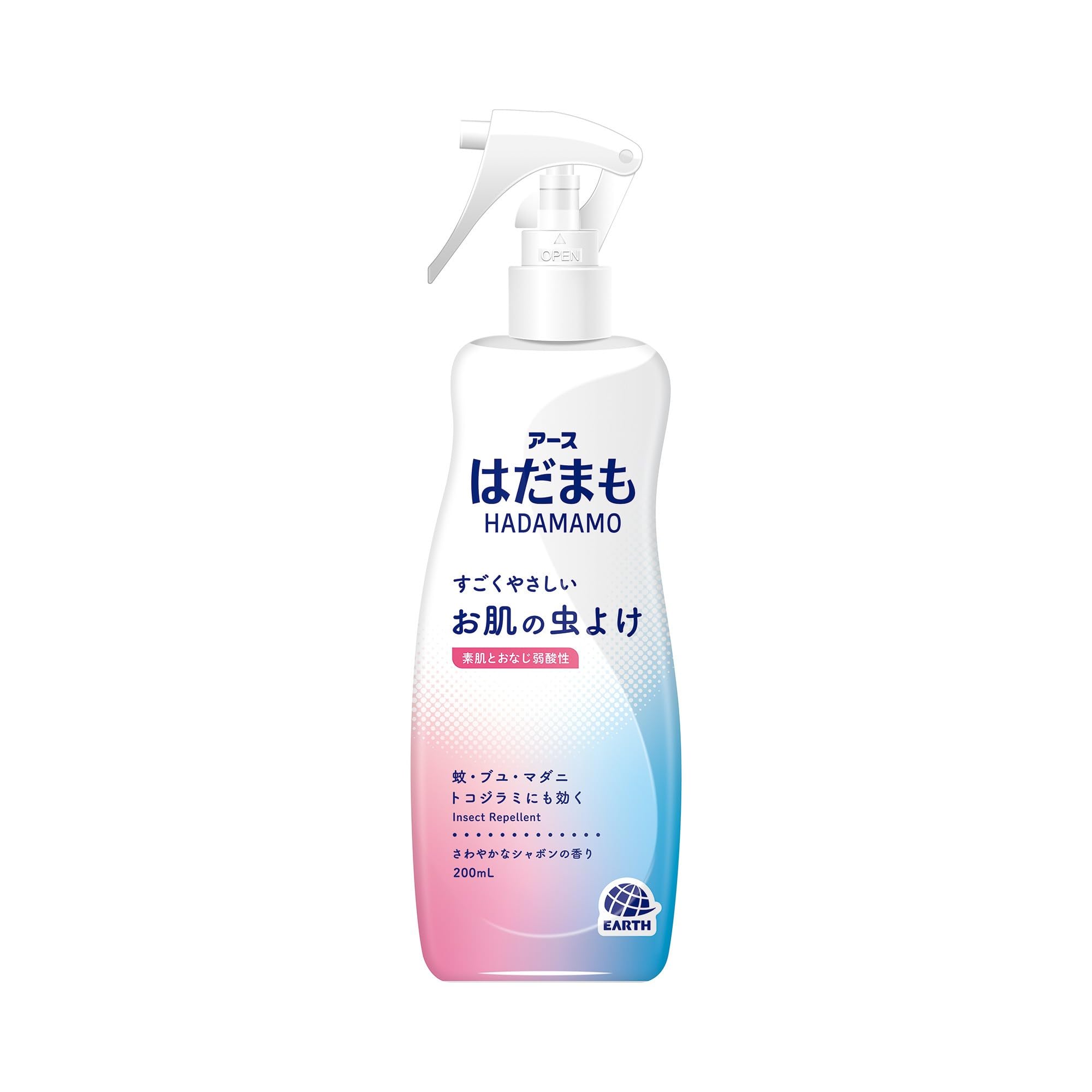 はだまも お肌の虫よけ ミスト 200ml 虫除けスプレー 顔 体 お肌にやさし…