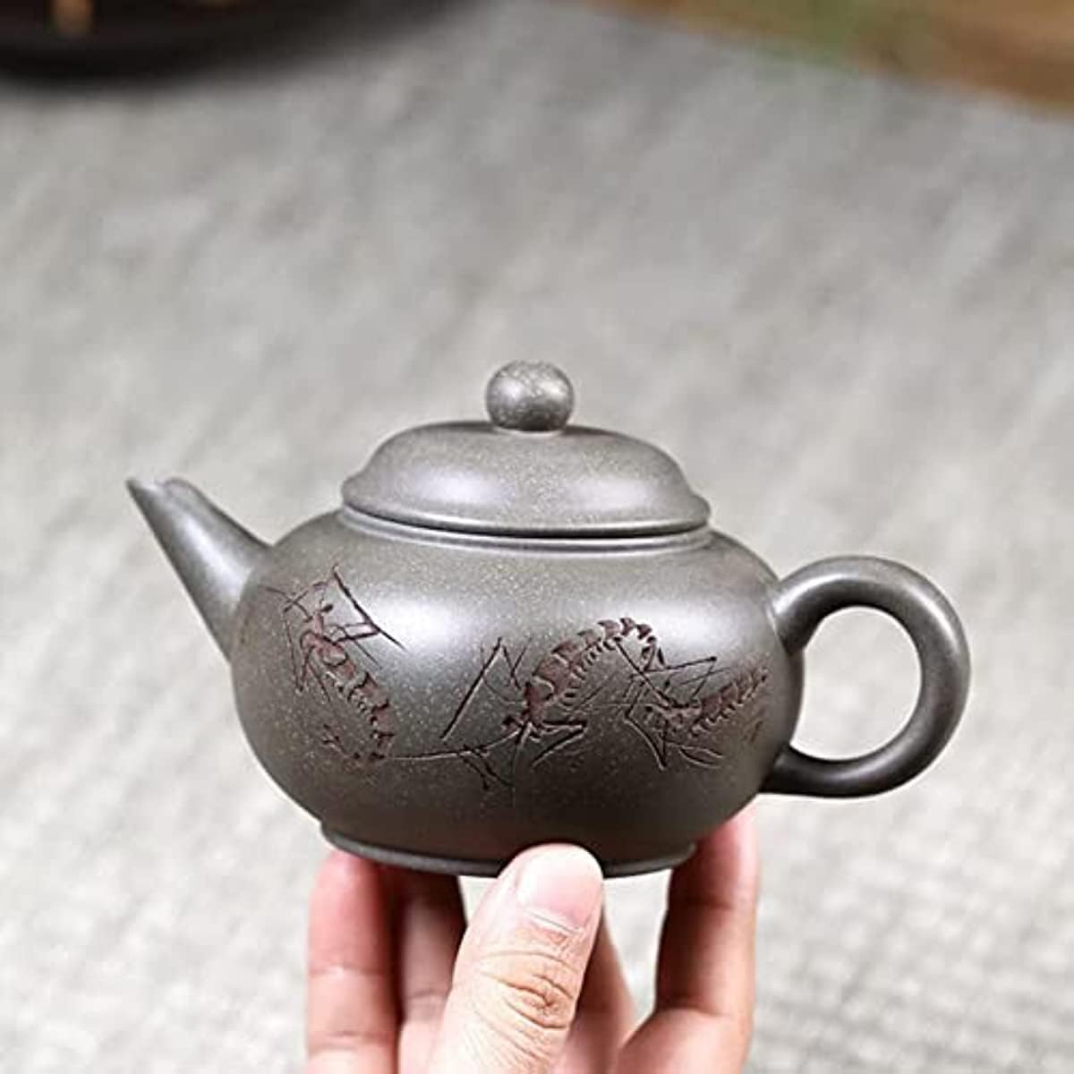 Teiera Portatile in Porcellana da 260 ml, Classica teiera Viola, teiera con Filtro Cinese, bollitore di Bellezza, Set da tè Personalizzato per casa, Hotel, Picnic