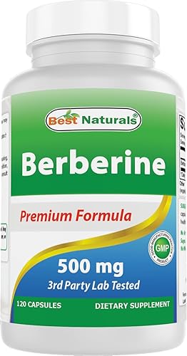 Miniatura 8 de Best Naturals Berberina 500mg 120 cápsulas  Apoya la función inmunológica, cardiovascular y gastrointestinal (120 unidades (paquete de 3))