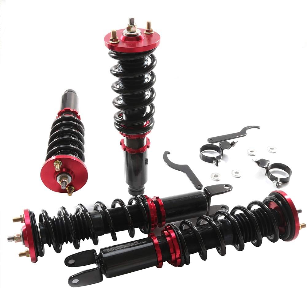 Coilover Suspensions Shock Struts Spring Assembly SCITOO Full Set Shocks Struts Kits for 1994-2001 Acura Integra / 1992-2000 Honda Civic / 1993-1997 Honda Civic del Sol