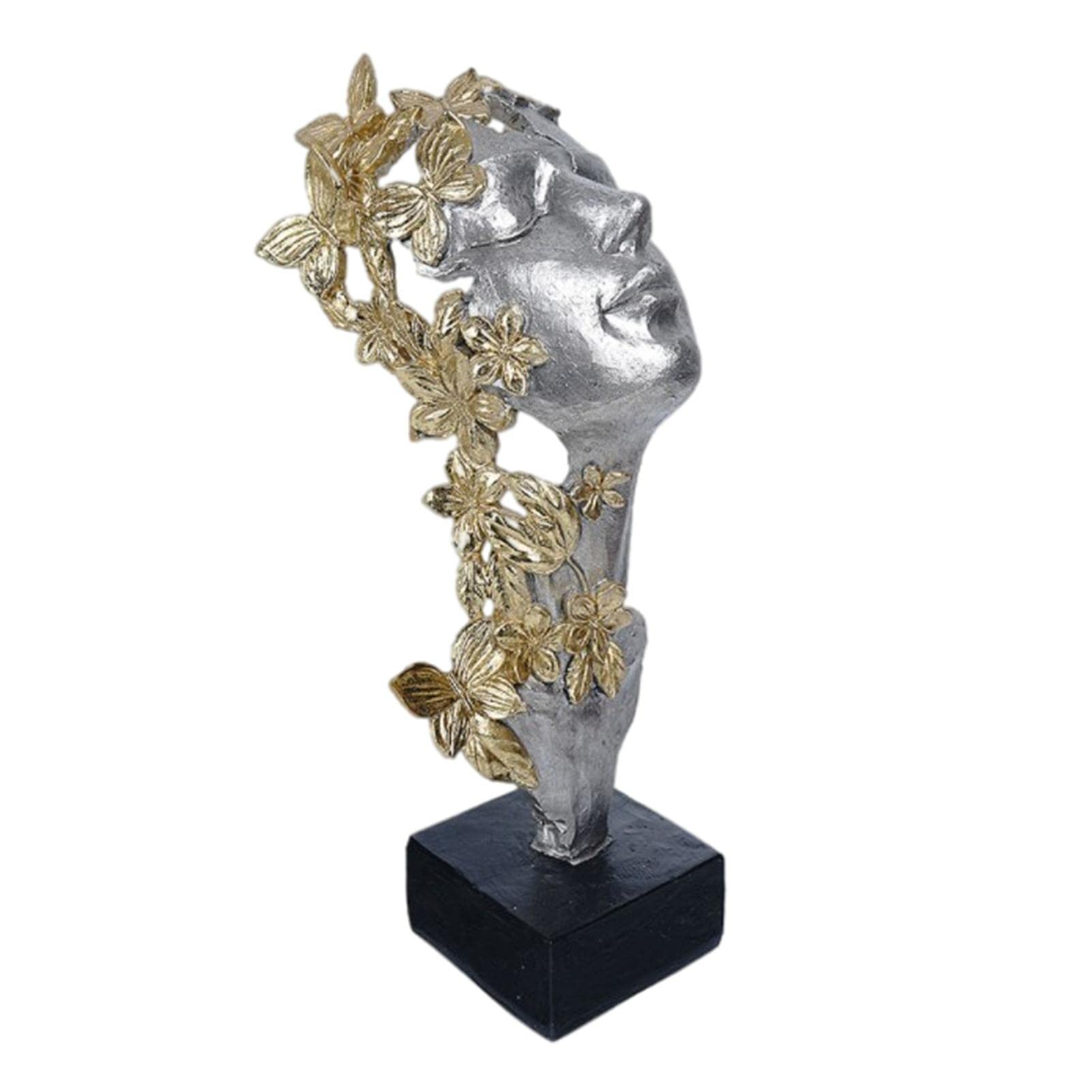 Amazon.co.jp: モダンでシンプルな顔の彫像 北欧の女の子の顔