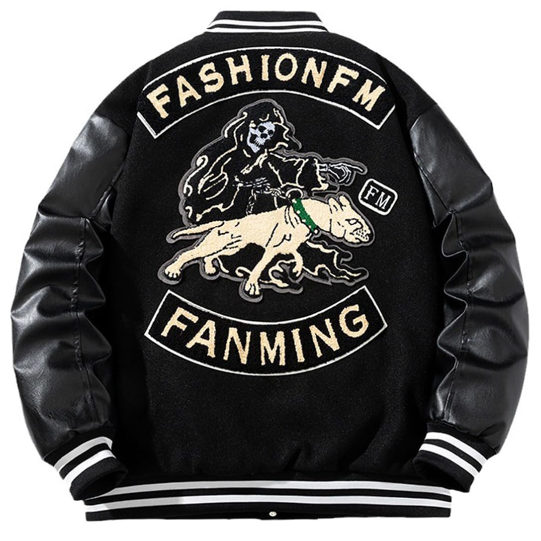 メンズ　スタジャン　アウター　HUSTLER REASON 刺繍　XL 新品 メンズ スタジャン アウター HUSTLER REASON 刺繍 XL 新品