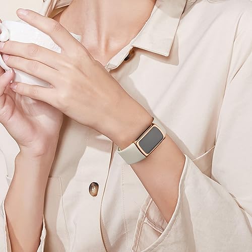 Miniatura 7 de Paquete de 4 protectores de pantalla compatibles con Fitbit Charge 6Charge 5 (no para Charge 43), funda protectora de TPU completa, accesorios