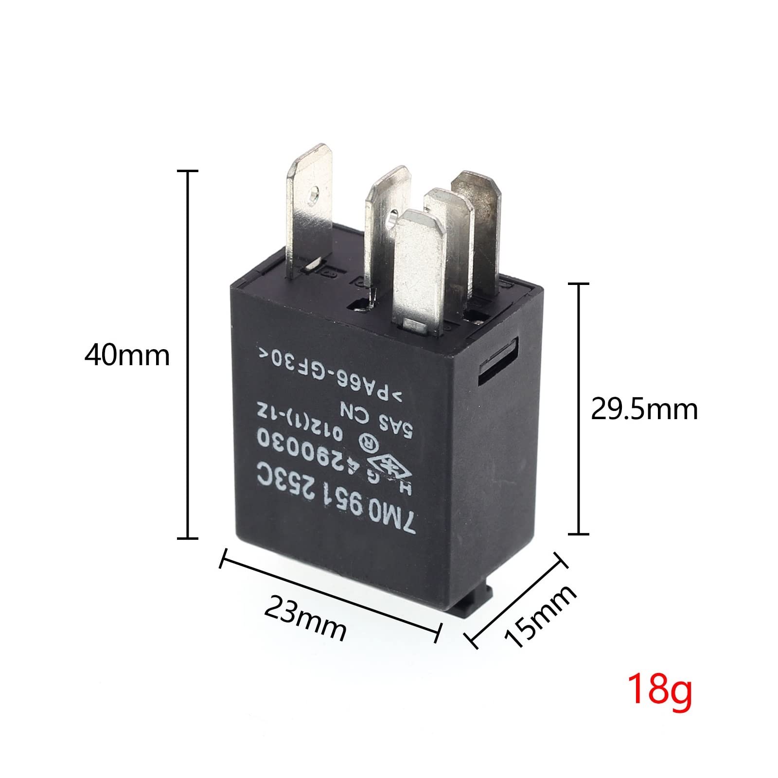 Relè for auto a 5 pin n. 404 originale for 7M0 951 253 C