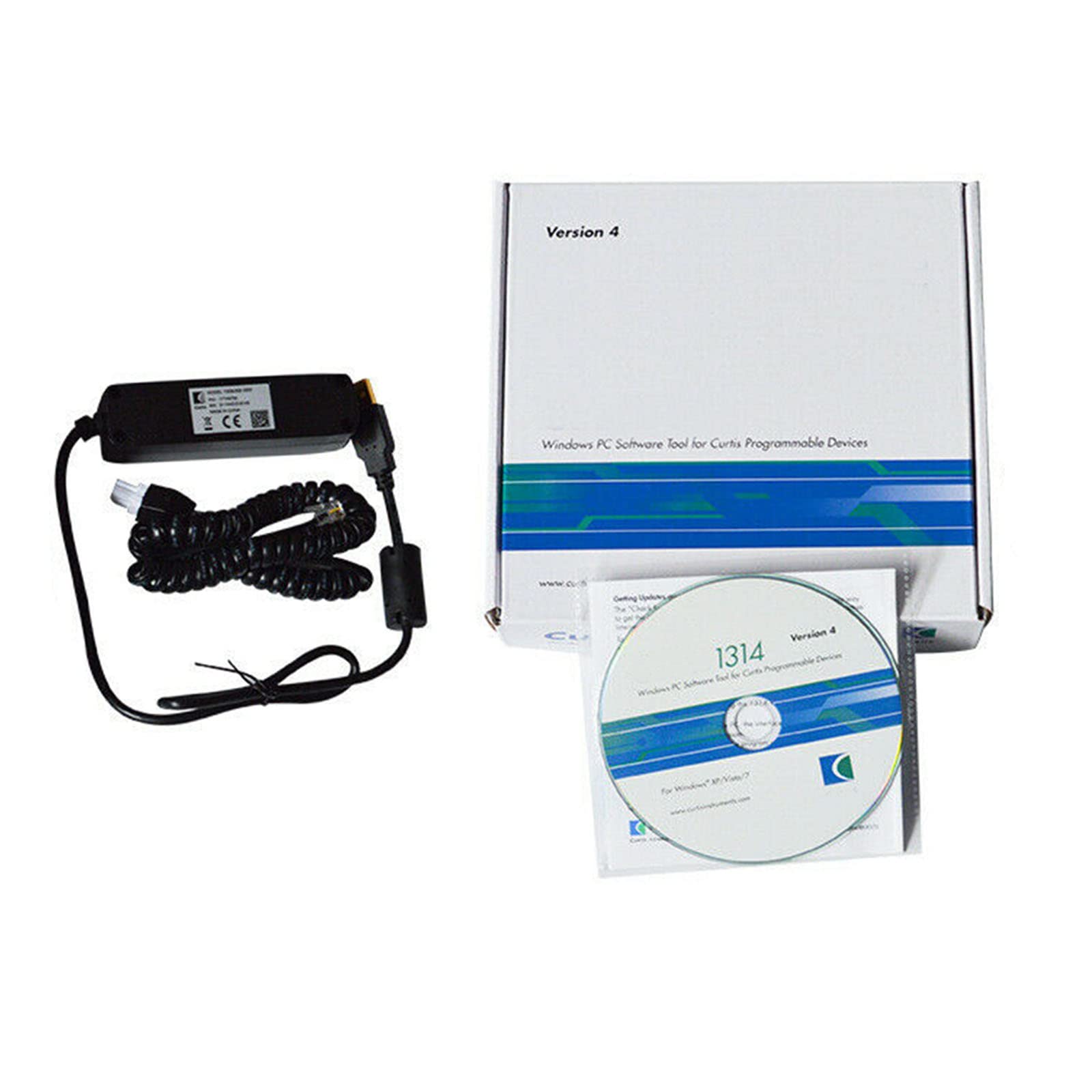 1314-4402 New PC Programmer Compatible with Curtis PC Programming Station with 1309 USB Interface Box 1314-4401