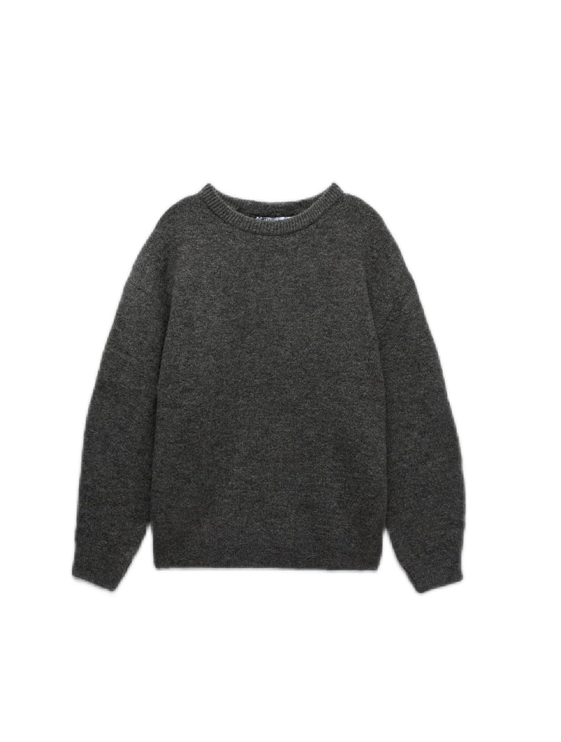 ZaraDark Grey High Neck Fashion Vest For Women