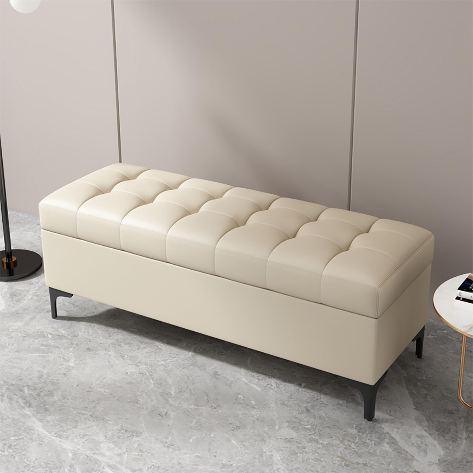 Rangement à chaussures et repose-pieds design pour gagner de la place