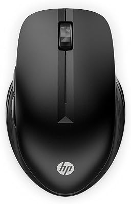 HP 430 Wireless-Maus | Wireless-Verbindung mit 2,4 GHz & Bluetooth 5.2 | USB Dongle | 4.000 dpi | 4 Tasten | für bis zu 2 Geräte | Schwarz | inkl. 1 x AA Batterie | Lebensdauer bis zu 24 Monaten