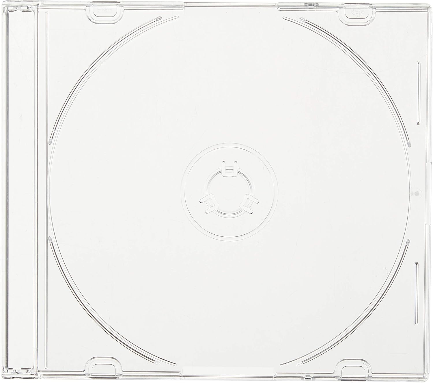 BD DVD CD Plastic Case, Slim, Single Storage, Commercial Use (All Clear