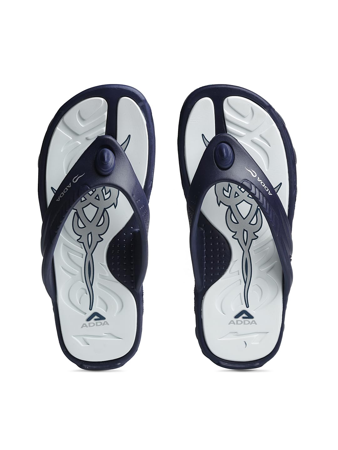 ADDA TM-NINJA Men Navy & White Graphic Thong Flip-flop (B0CMV3V414) Amazon Price History, Amazon Price Tracker