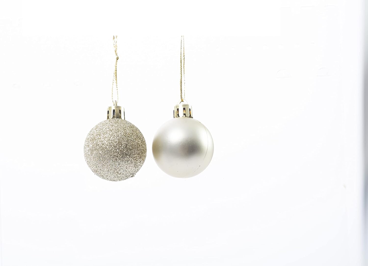 Simply Products Christmas Tree Decoration Baubles 3.8cm, Great Christmas Tree Hanging Ball Decorations - Image 5