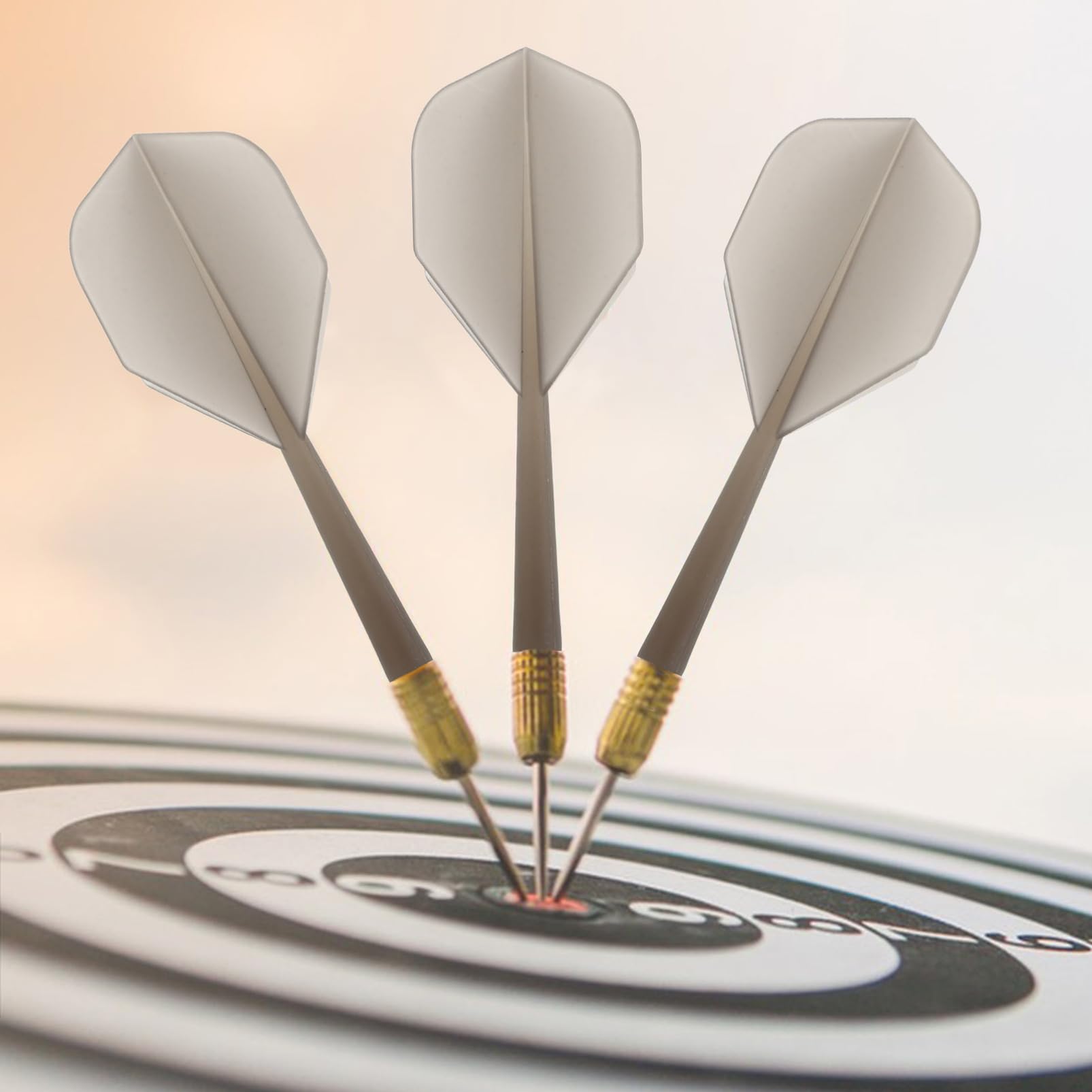 VANZACK 10 Pcs Flights Shaft Plastic shafts Portable Soft Tip Shafts Supplies Accessories