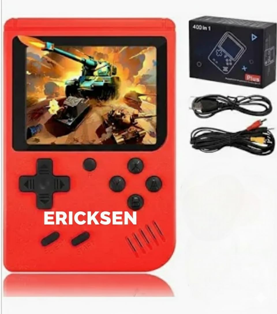 Sup Handheld Game Console 400 Classic Games Built-in | Portable Retro Mini Game Player | 8-Bit Digital System | Travel-Friendly Gaming Device for Kids & Adults (Multicolour)