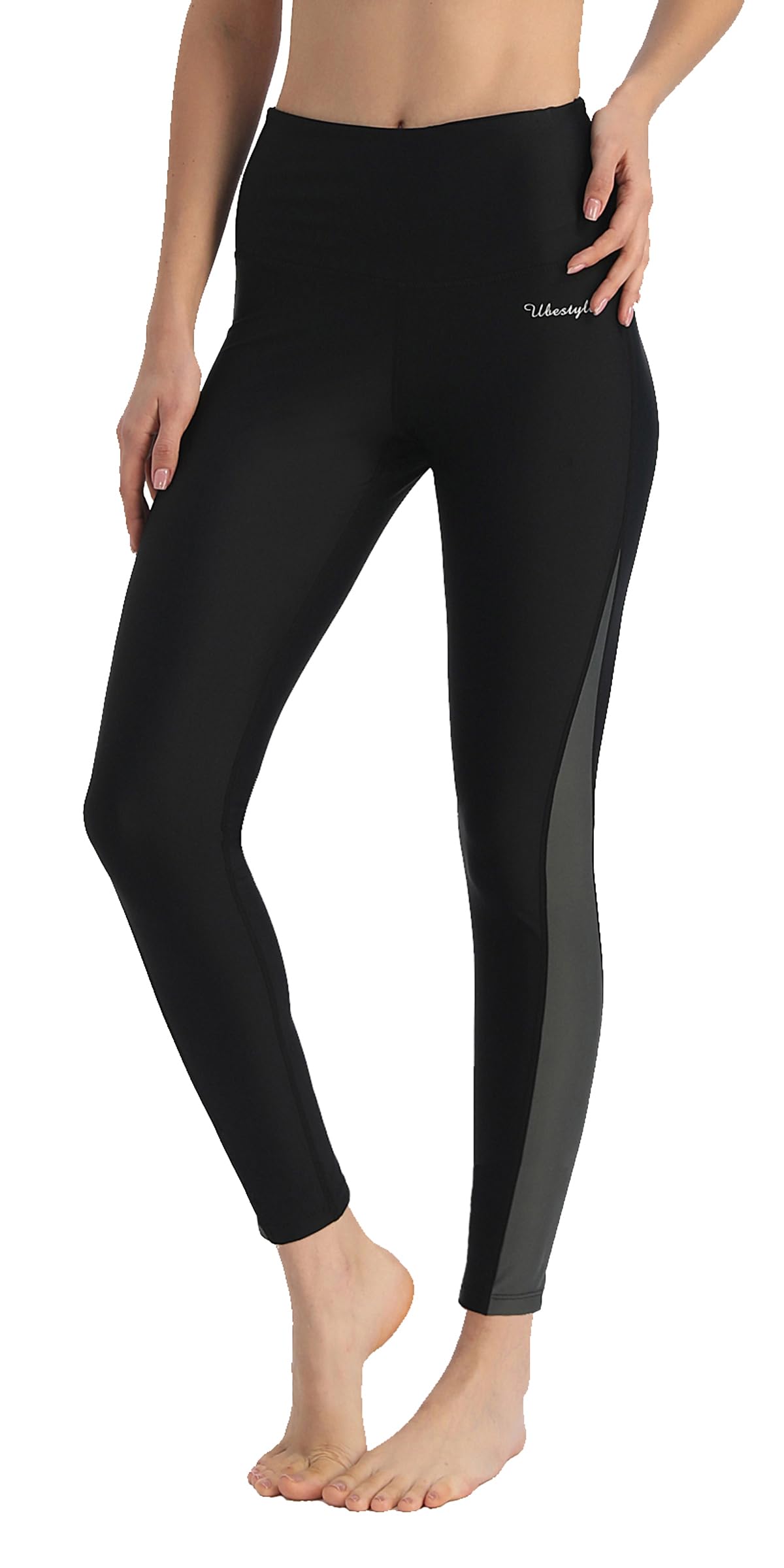 Ubestyle Women's Swim Pants UPF 50+ High Waist Tummy Control Quick Dry