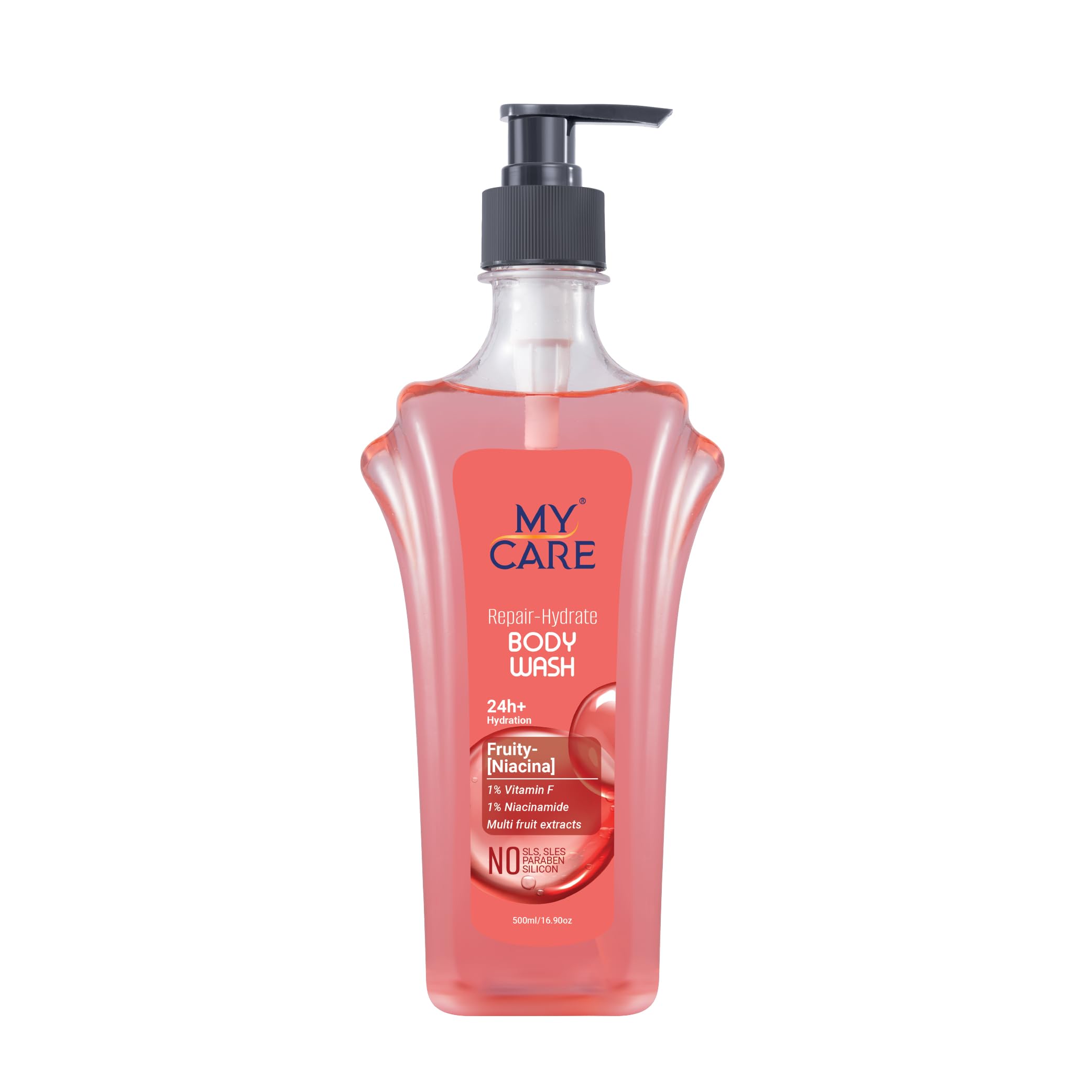 Body Wash | Niacinamide 1% |, Vitamin F 1%, MultiFruit Extracts, | pH balanced | Gentle and Exfoliating DE-TAN| Sensitive, Acne-Prone Skin | Zero SLS, SLES & Silicons | 500ml REPAIR-HYDRATE-image-11