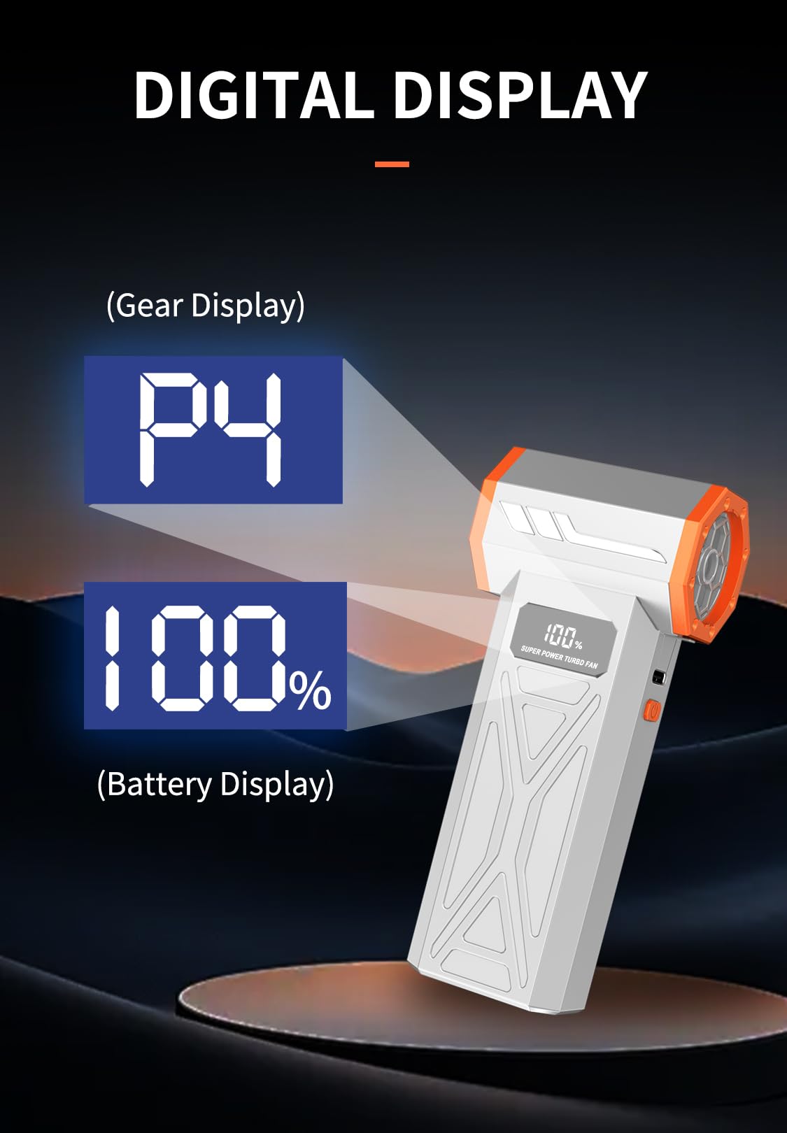 AS-S50 – Dépoussiéreur électrique à air 130 000 tr/min, super puissant, sans fil, mini souffleur réglable à 4 vitesses avec charge rapide, souffleur de poussière pour ordinateur, clavier