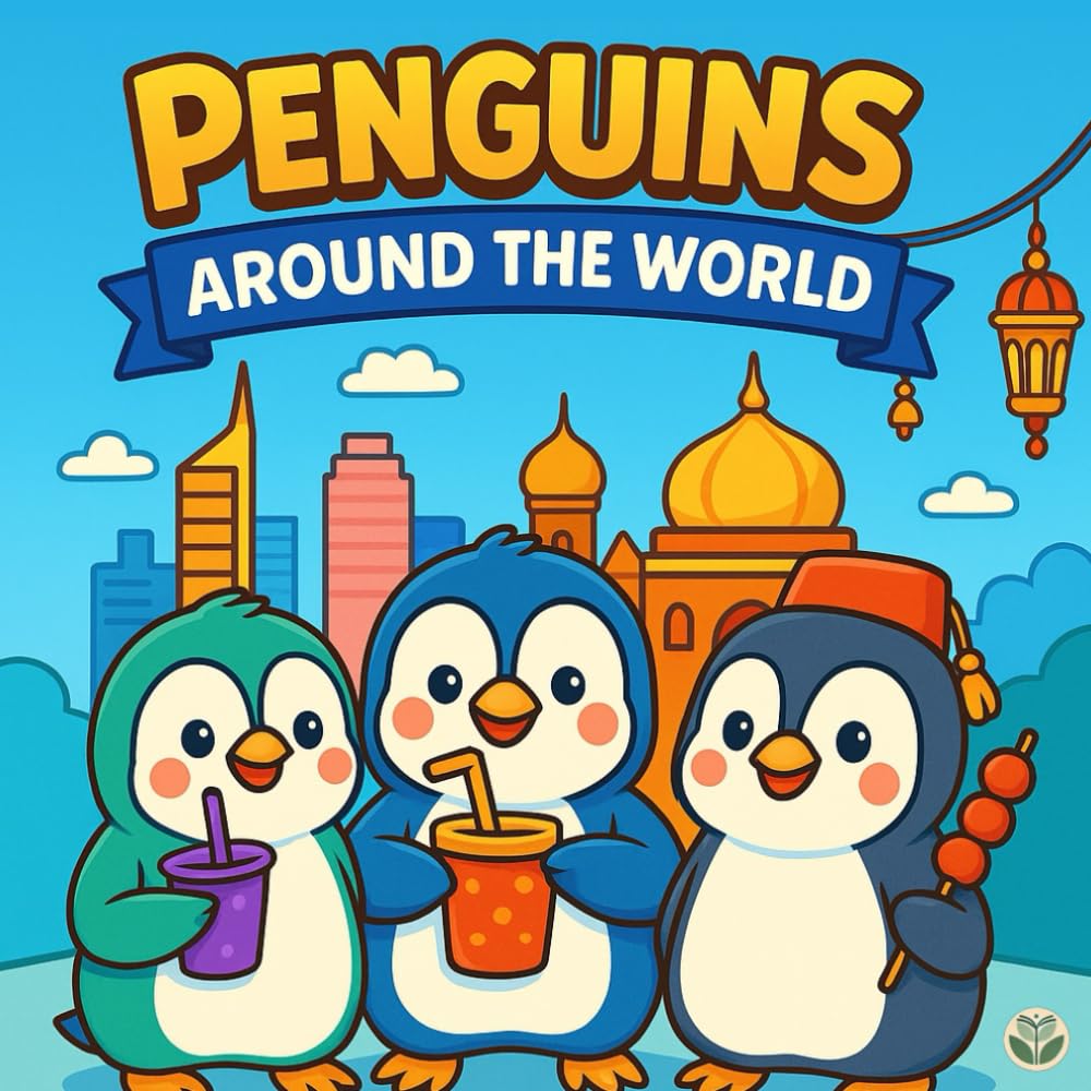Pinguini in giro per il mondo: Libro da Colorare Cozy per Tutte le Età: Un'avventura rilassante tra le città del mondo con teneri pinguini esploratori ... per bambini, adulti e amanti del colore