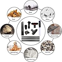 Vista 3 de Accesorios de aspiradora para aspiradoras, accesorios de aspiradora de 1 1/4 pulgadas y 1 3/8 pulgadas, kit de limpieza para el hogar con adaptador
