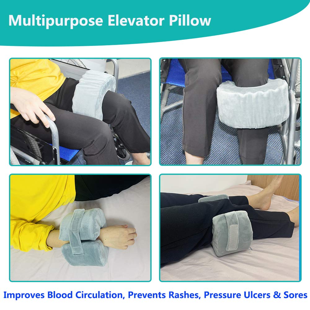 Foot Elevation Pillows Ankle Heel Elevator Wedge Foot Support Pillow