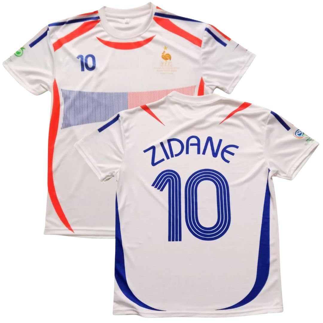 NotOut Sports Retro Zidan Jersey – W.Cup 2006 EDI | Old | Vintage | Legend Zidan Football Jersey | Men Off White-image-44