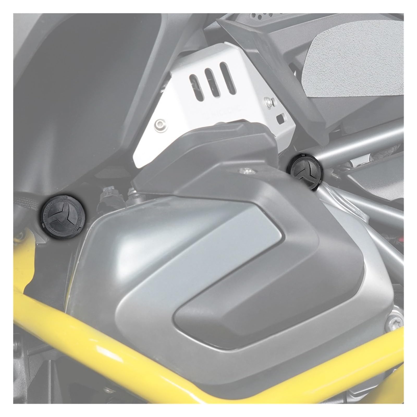 Caches Bouchons Trous de Cadre BMW 1200 GS 1200 GSA 1250 GS 1250 GSA Adventure Neuf - Équipement moto