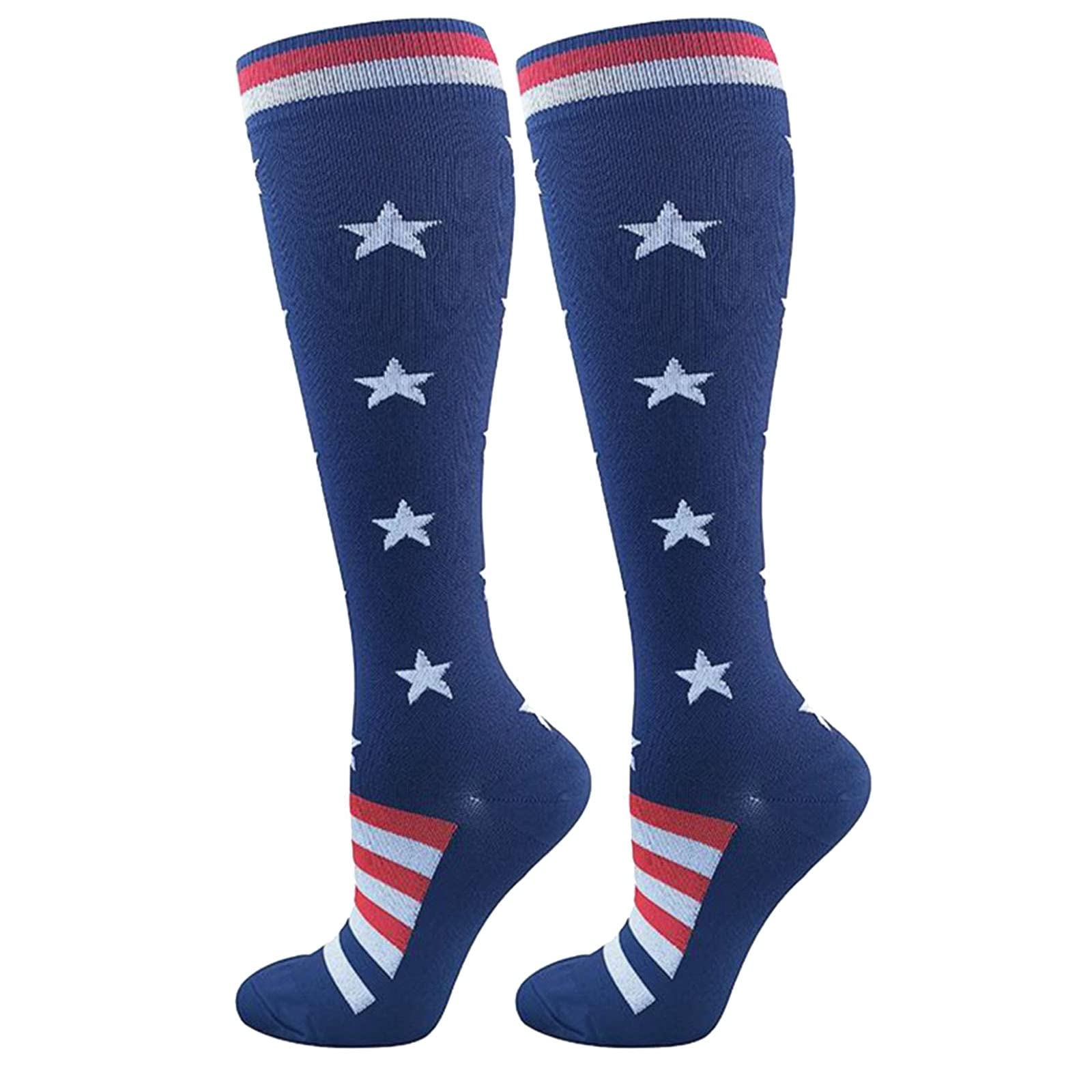 liaddkvAmerican Flag Socks for Men, Women and Stripes, Patriotic Socks, Novelty Socks for Men and Women, Lingerie with Stockings
