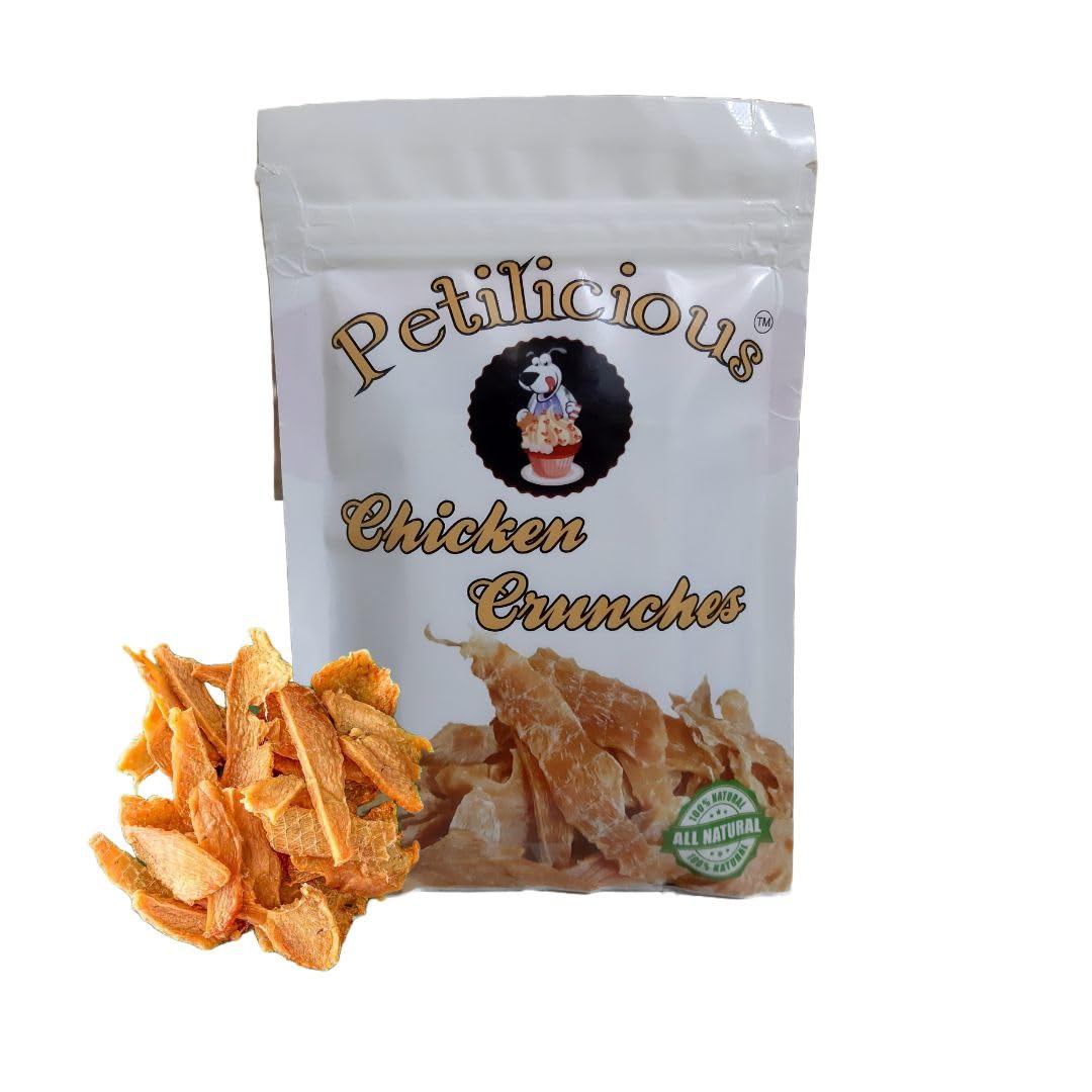 Petilicious Chicken Crunches Dry Jerky Dog Food Healthy Pet Treats 50 Gm (B0BP82VSTQ) Amazon Price History, Amazon Price Tracker