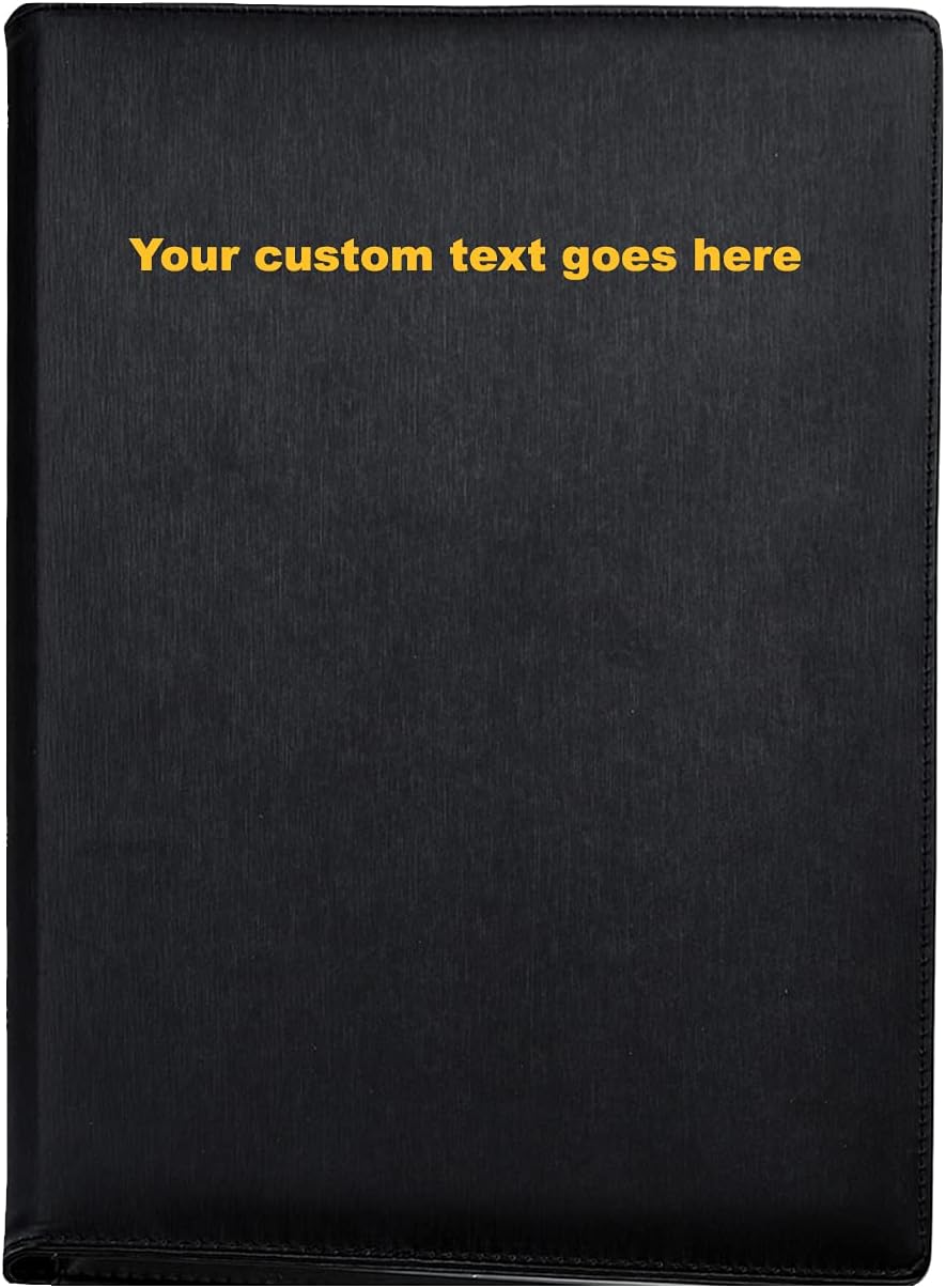 Arpan Personalised Text 24 Pockets 48 Sides A4 Presentation Folder