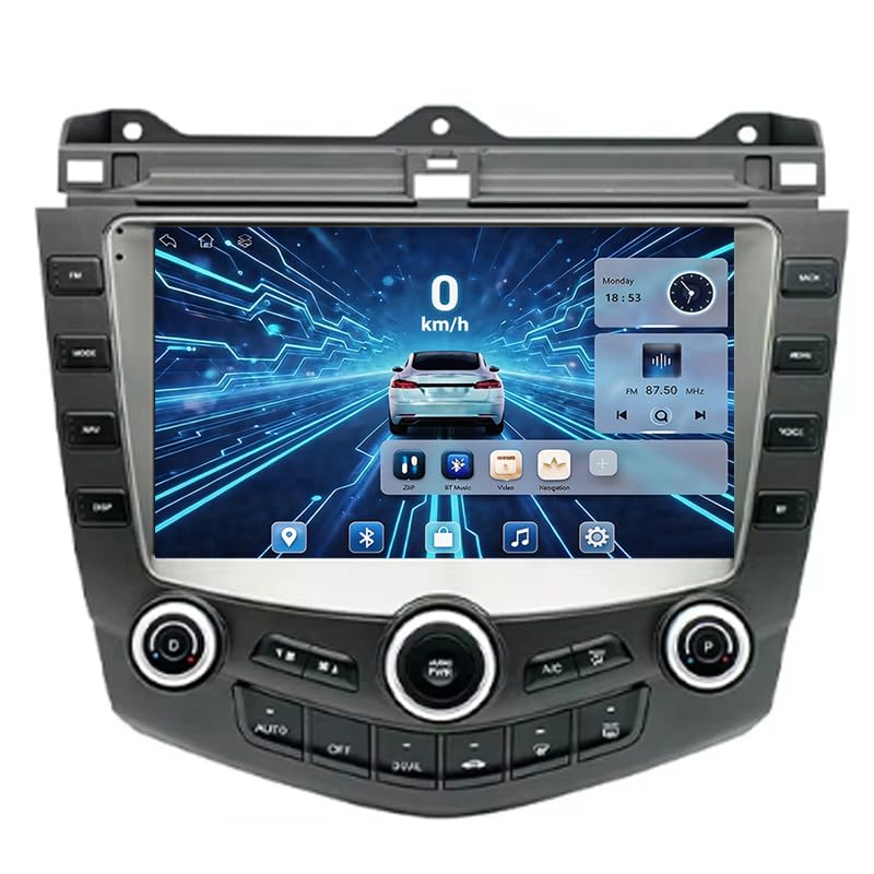 Autoradio Android pour Accord 7 2003-2007 avec écran tactile 9 pouces et Bluetooth