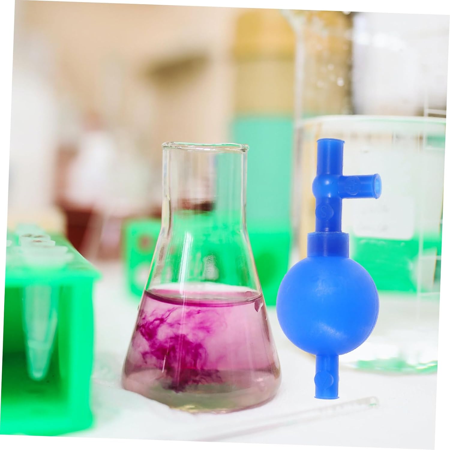 Pipetting Ball Way Design Reliable Quantitative Suction Bulb for Lab Use Easy Liquid Extraction Tool for Experiments and Facilities