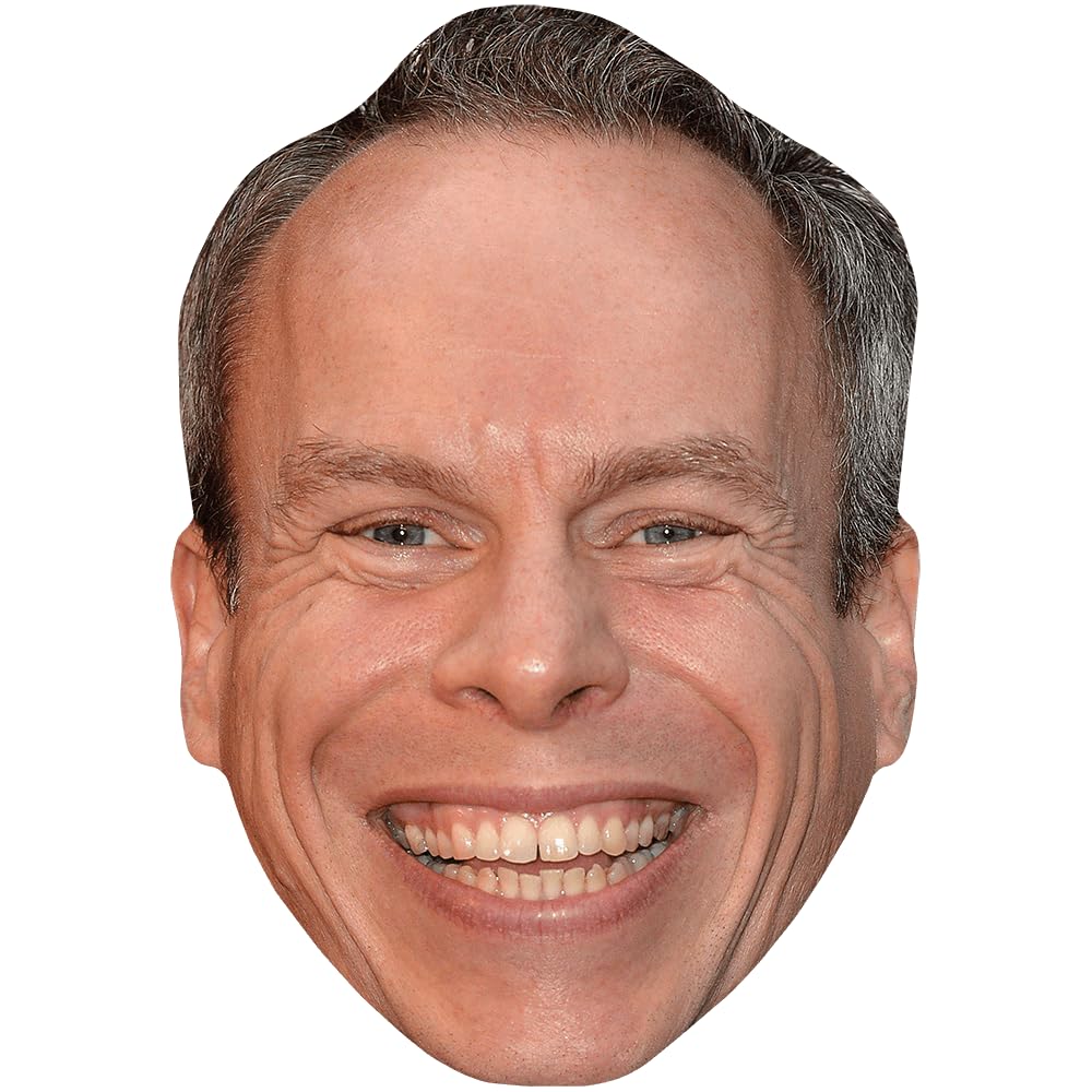Warwick Davis (Laugh) Celebrity Mask, Flat Card Face, Fancy Dress Mask