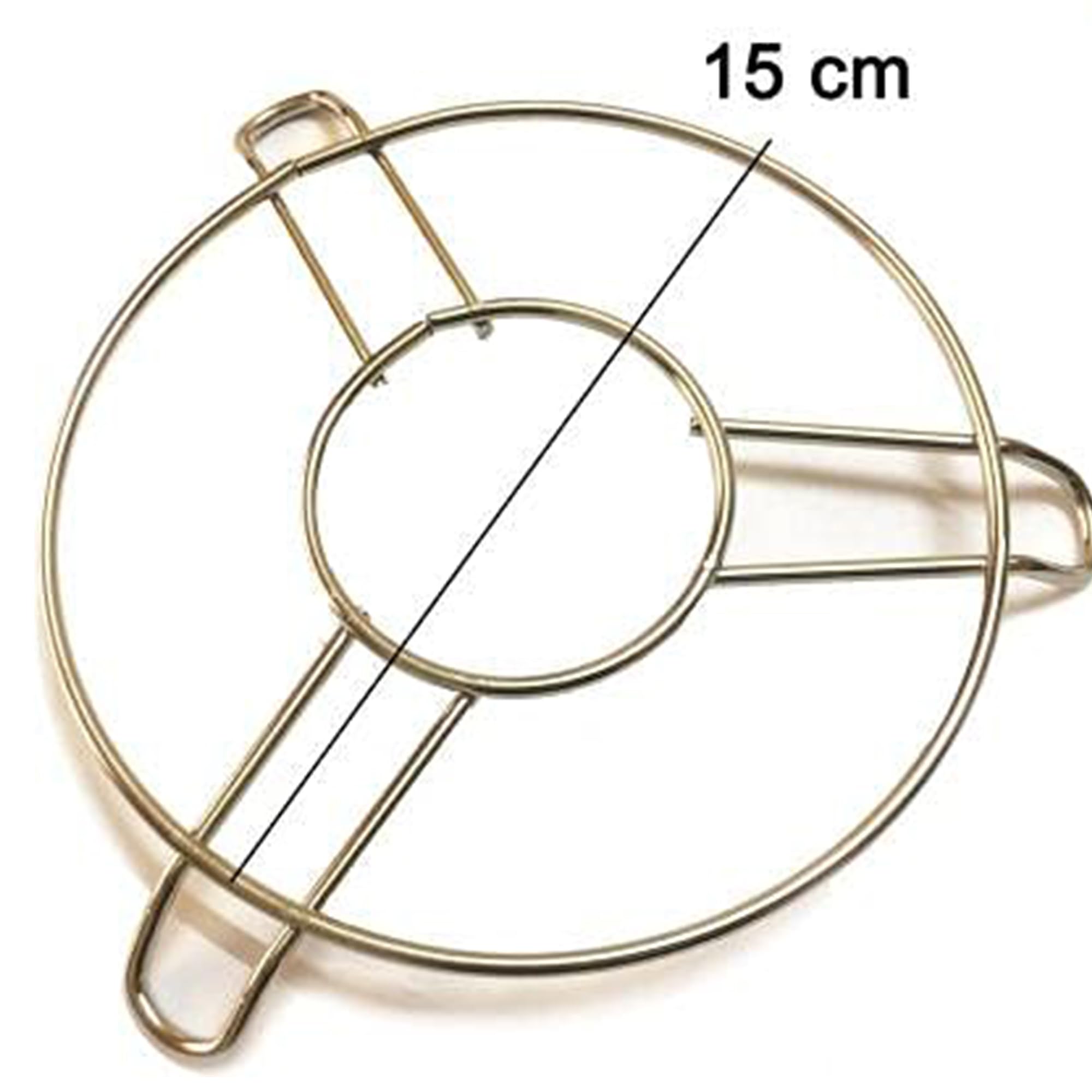 IDEAL PRIME Heavy Duty Stainless Steel Round Trivets 10 Pieces Rust Proof Steel Hotpot Stand Table Ring Cooker Steamer Kitchen Tool Pack of 10 3