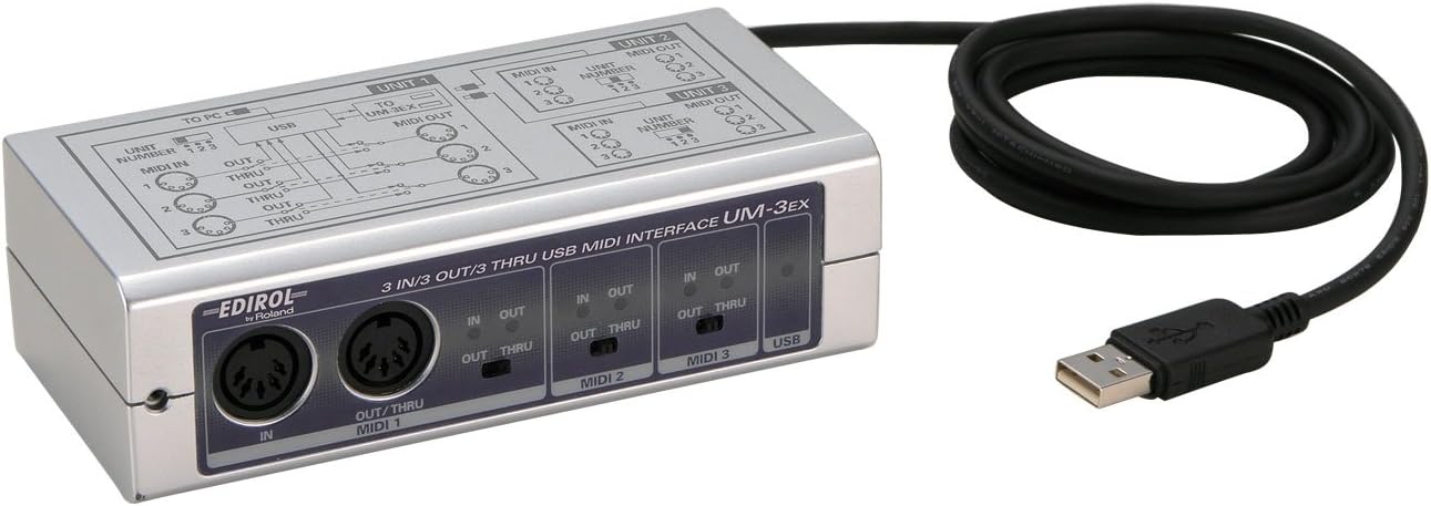 Edirol UM-3EX 3 x 3 USB MIDI Interface