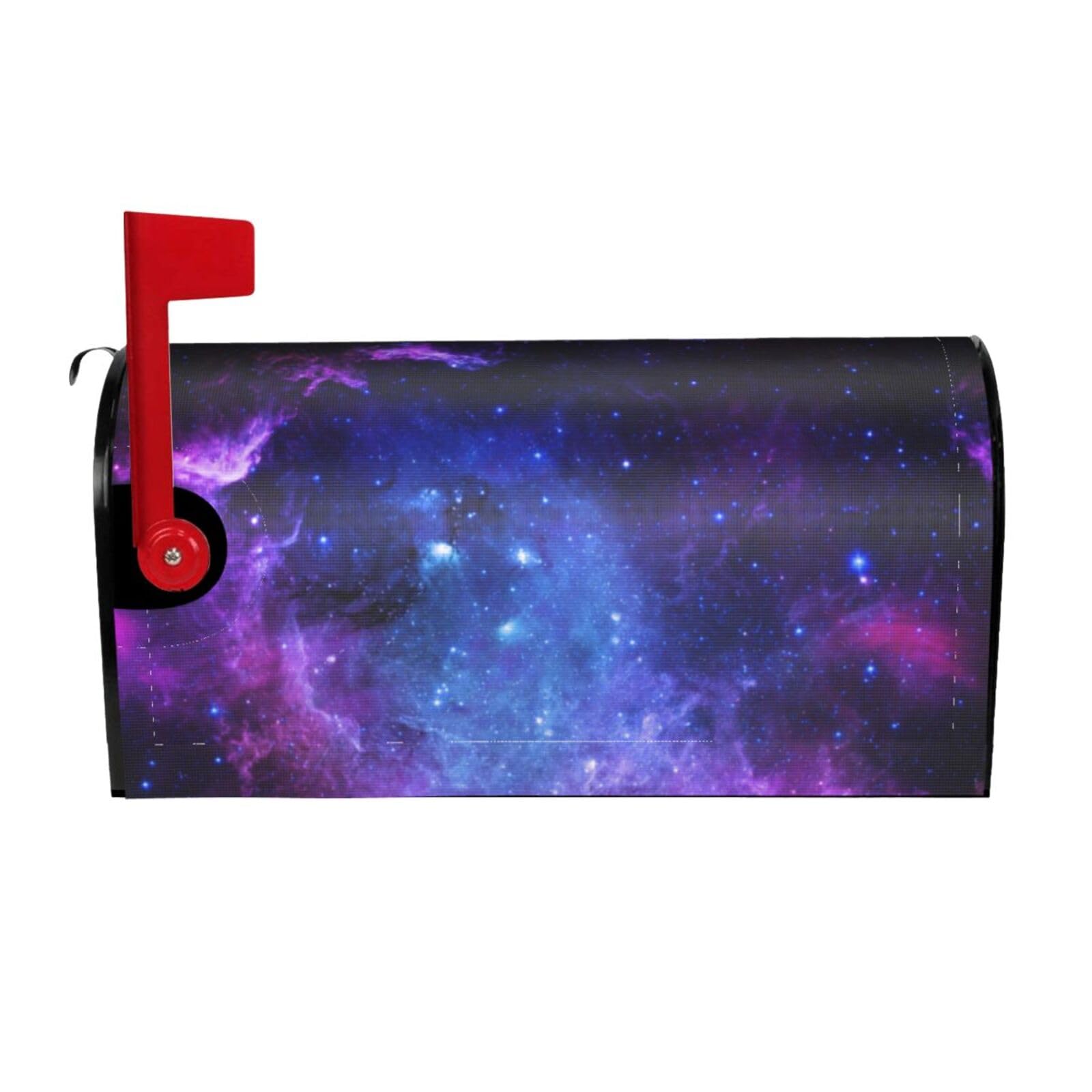 Galaxy. Print Mailbox Cover Wraps Post Letter Box Cover Decor For Outside Garden Yard Farmhouse Home