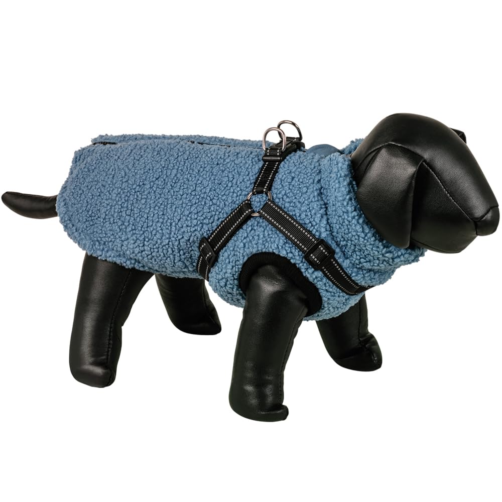 Nobby Hundemantel PLIS 2 in 1 blau 40 cm