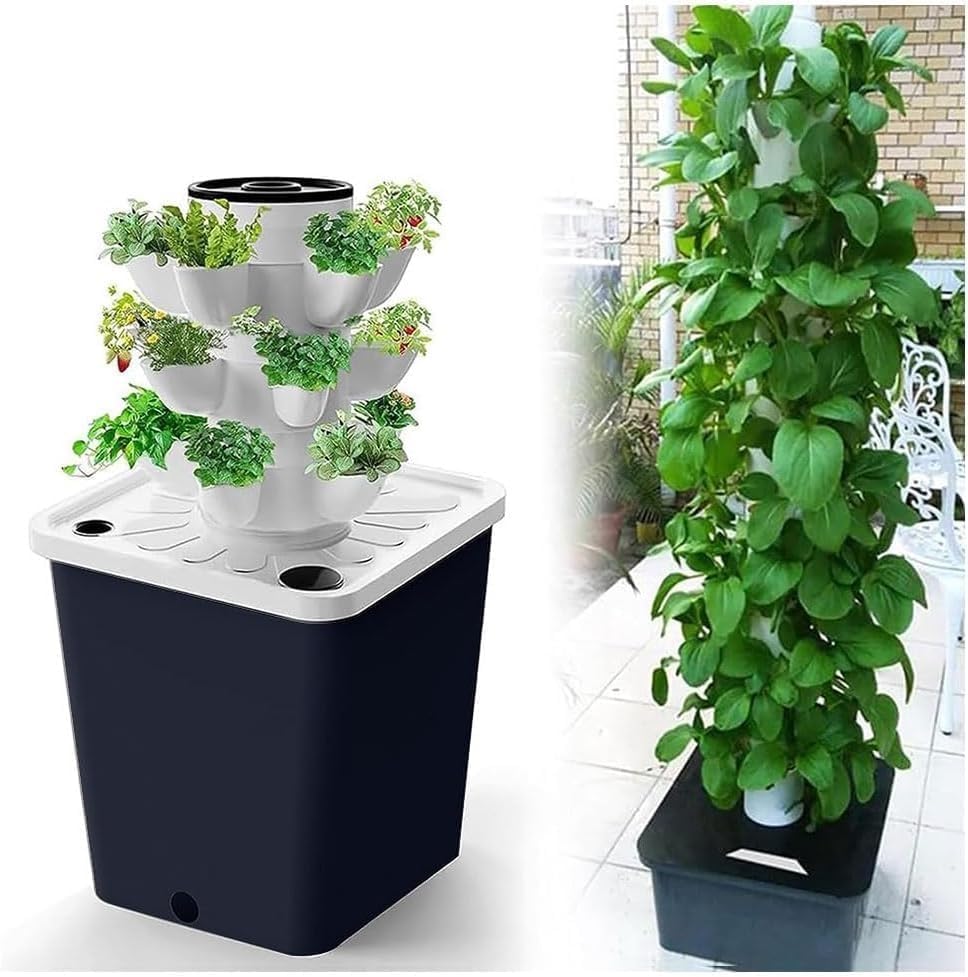 Système de culture verticale hydroponique avec réservoir d'eau amovible