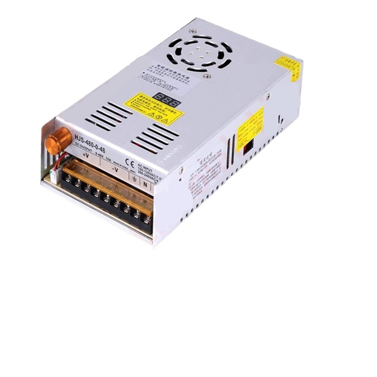 RBYRLDSTY Adjustable 5V 12V 24V 36V 48V Switching Power Supply DC 60V 80V 120V 160V 220V 300V 480W Digital Display Source Transformer(0-300V 1.6A)