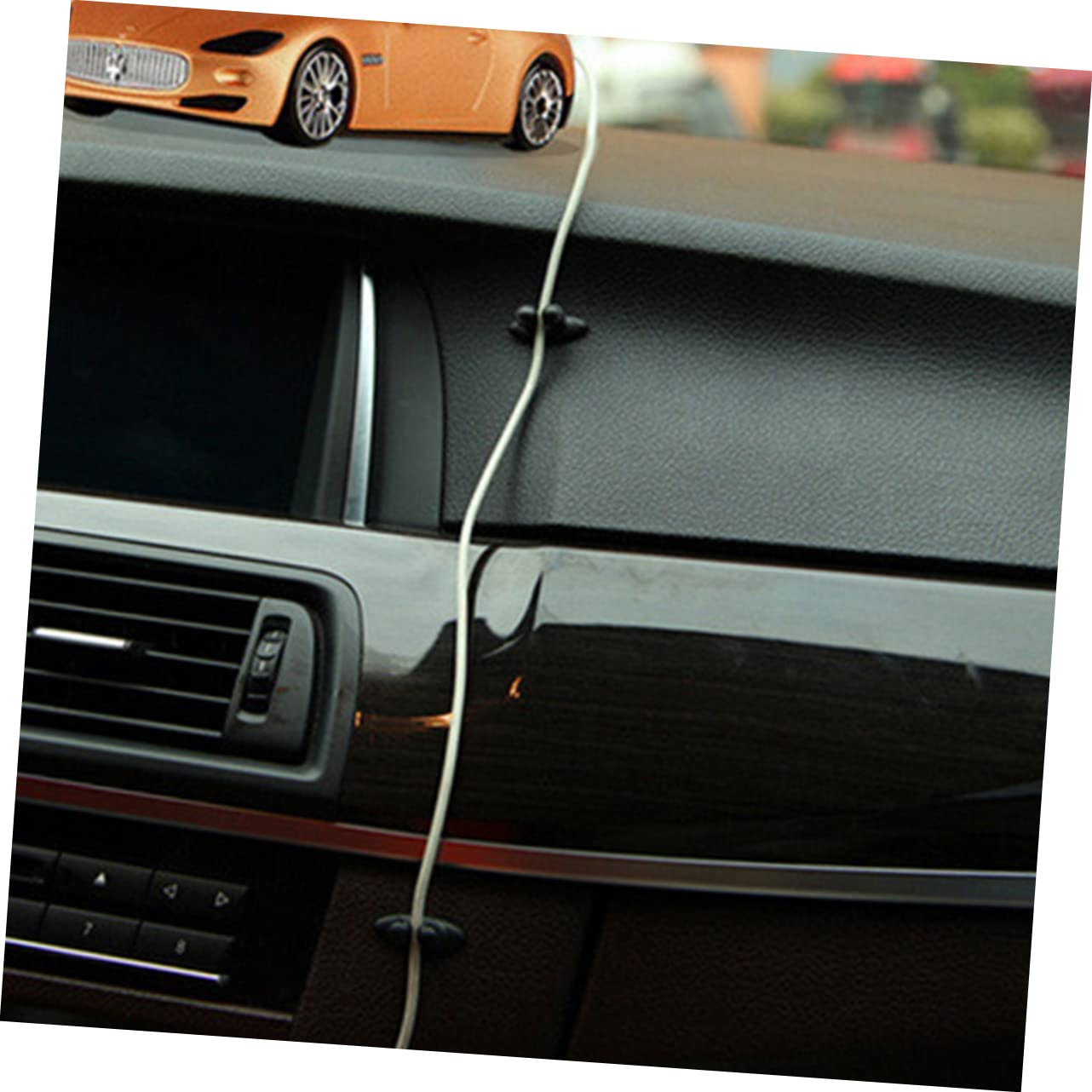 DOITOOL 96stücke Teiliges Kabelbinder Praktische Kabelclips Für Und Wandmontage Vielseitige Organizer Für Ladekabel Und Elektrische Drähte Schwarz