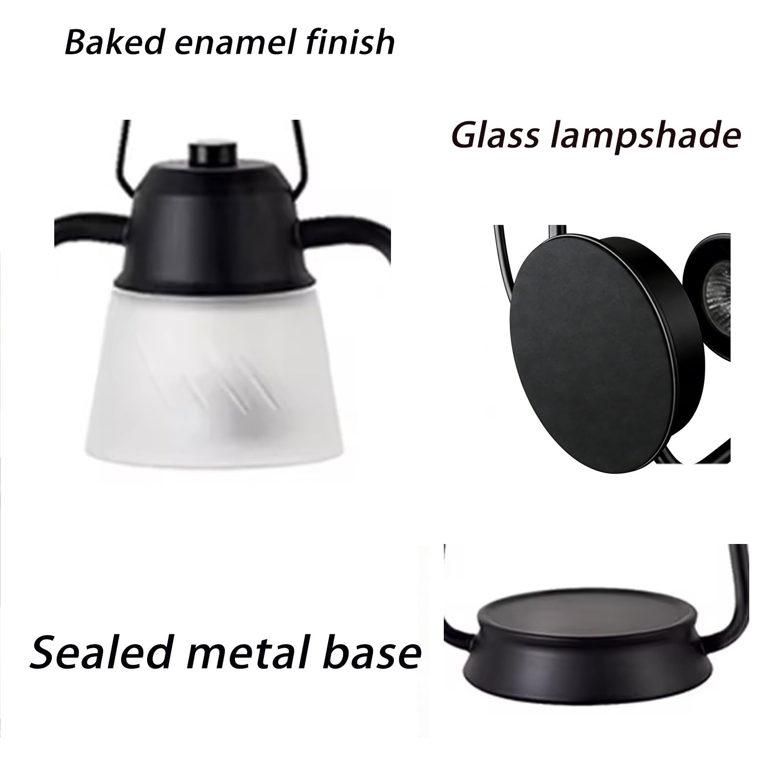 Lampa Podgrzewająca Do Świec Ze Ściemniaczem, Prezenty Dla Kobiet Mama, Ocieplenie Domu Nowy Wystrój, Stopiony Wosk Vintage Latarnia Zegar Świece Zapachowe W Słoiku(Black)
