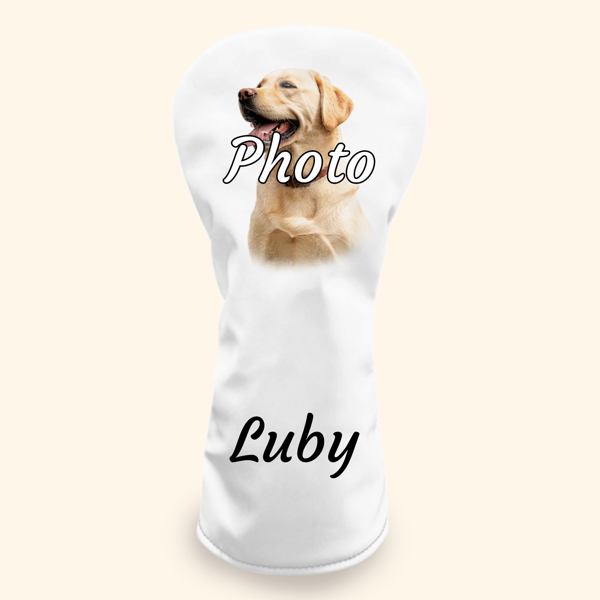 Fundas Personalizadas para Cabezas de Palos de Golf con Foto/Nombre, Fundas para Palos de Golf Personalizadas para Driver/Madera/Híbrido, Regalos de Golf para Golfistas, Cumpleaños, Día del Padre