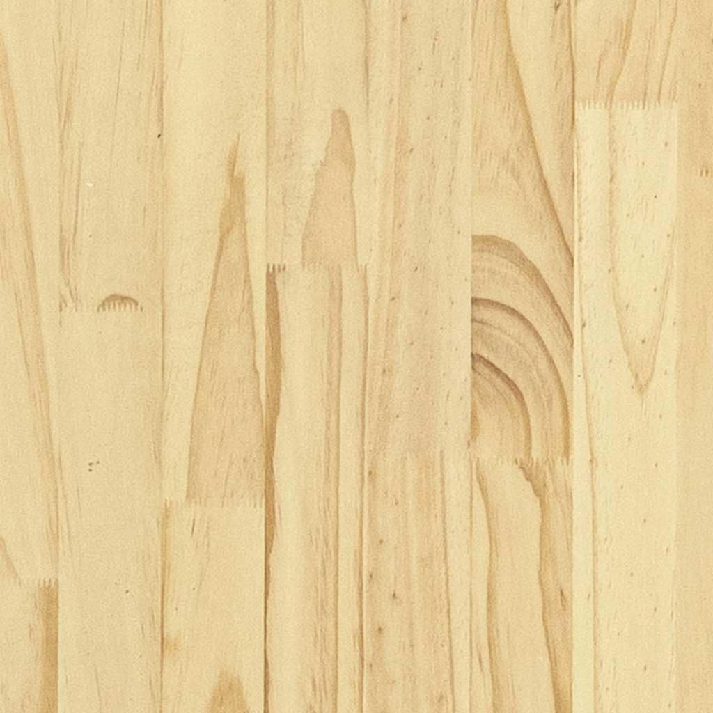 Libreria a 2 ripiani, 60 x 30 x 70 cm, in legno di pino massiccio