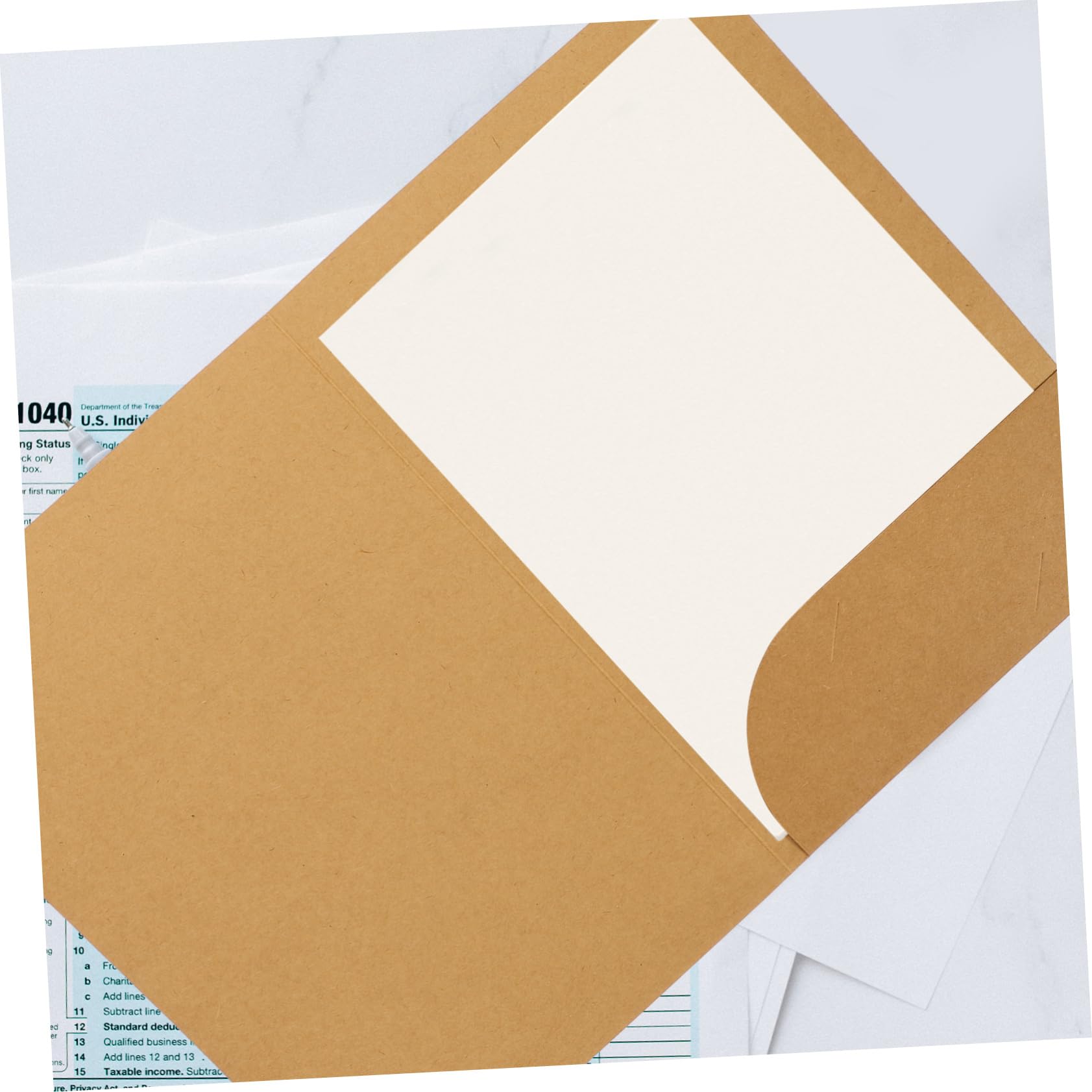A4 Präsentationsdateiordner 20 Stück aus Kraftpapier für Büro | Präsentationsmappe Kraftpapier, Papiermappen für Dokumente, Schulbeginn Party