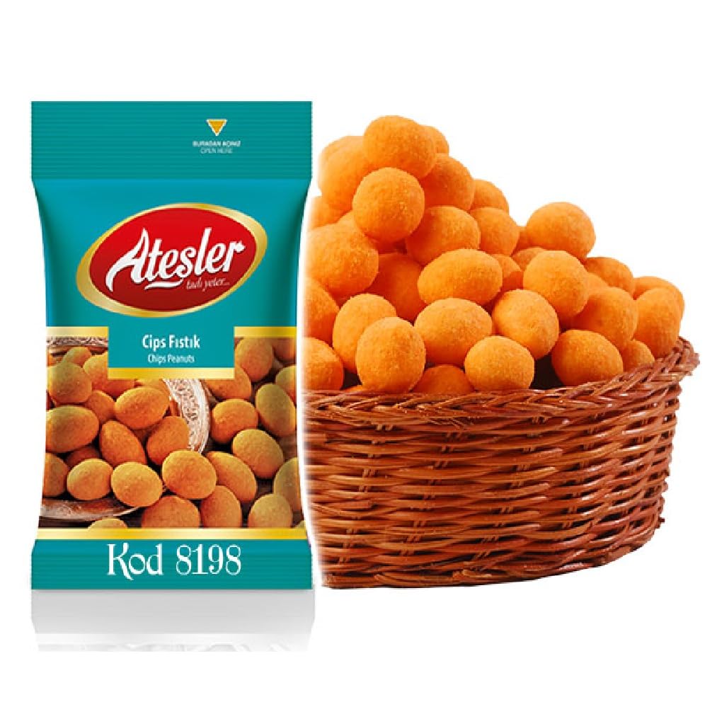 Ateşler Kuruyemiş Cips Fıstık Tuzlu Paket 40 gr