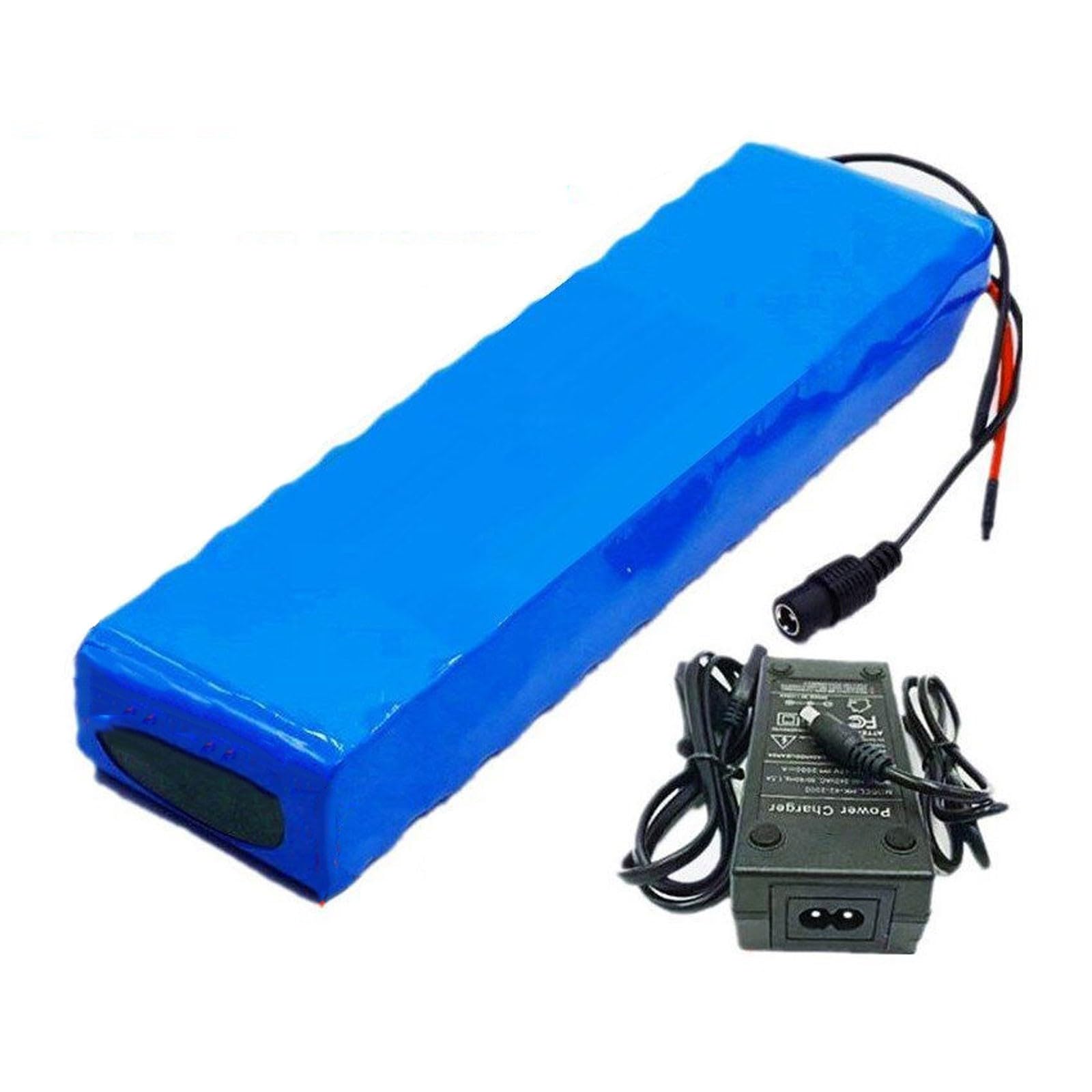 Batteria per Bicicletta elettrica da 36V 30Ah con Caricabatterie, Batteria agli ioni di Litio 10S2P, Grande capacità per Motori da 250W, 500W, 800W e 1000W 36V 30Ah
