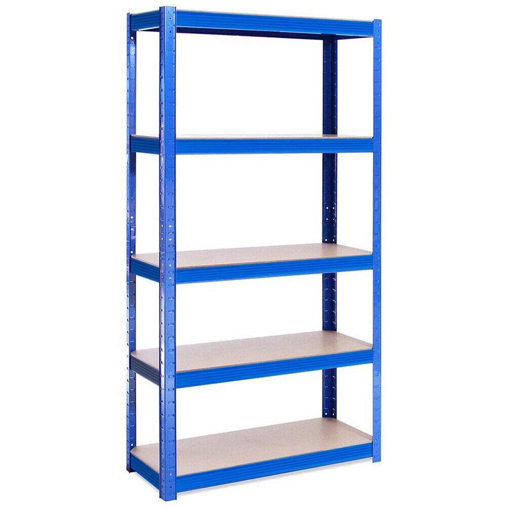Scaffale in acciaio zincato con mensole in MDF Capacità 875 kg 90 x 40
