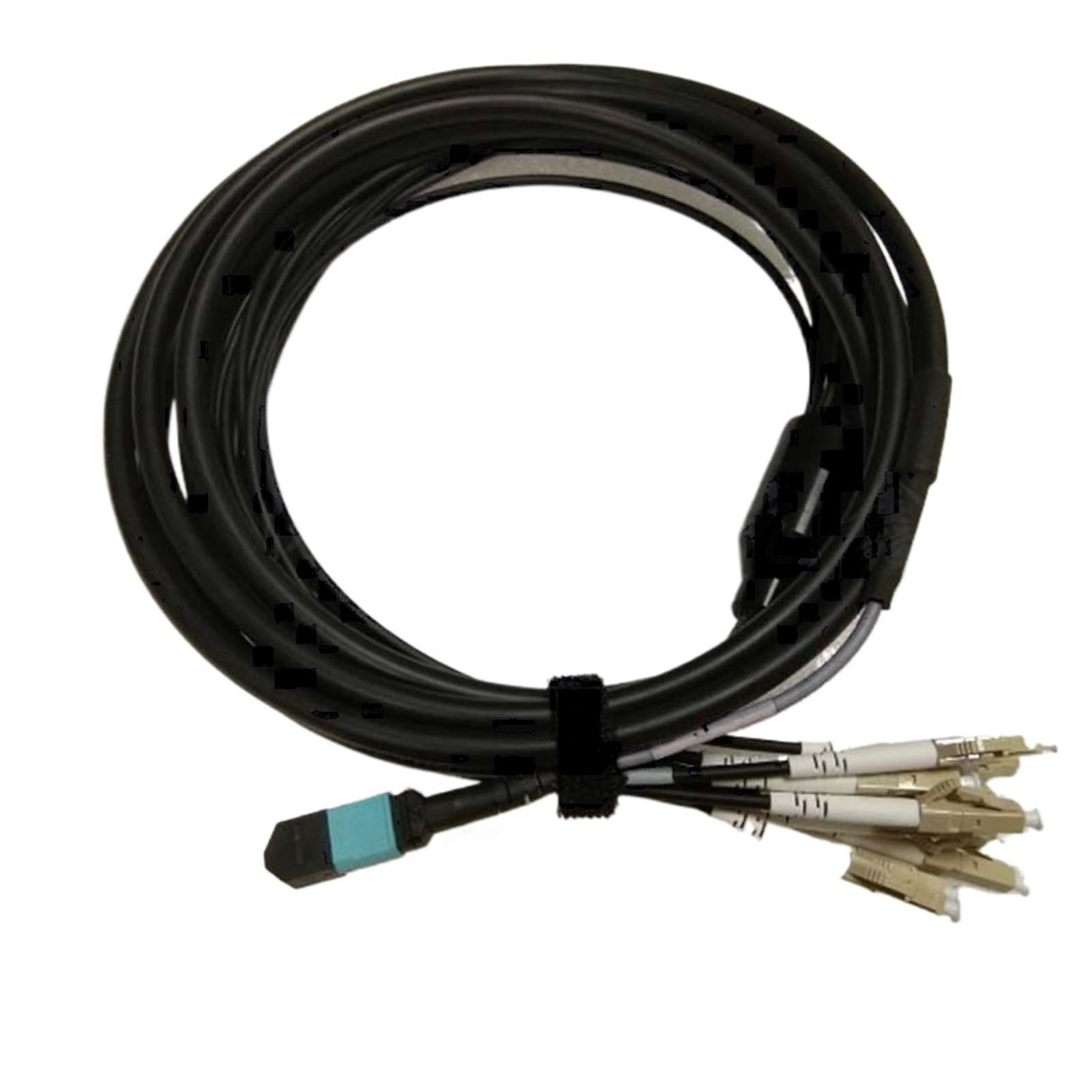 M-LC Cavalier Blindé Femelle Type B OM3 12C 30m-120m Multimode 12 cœurs MTP M Fiber Optique Cordon extérieur Compatible avec(50m OM3-300M-M)