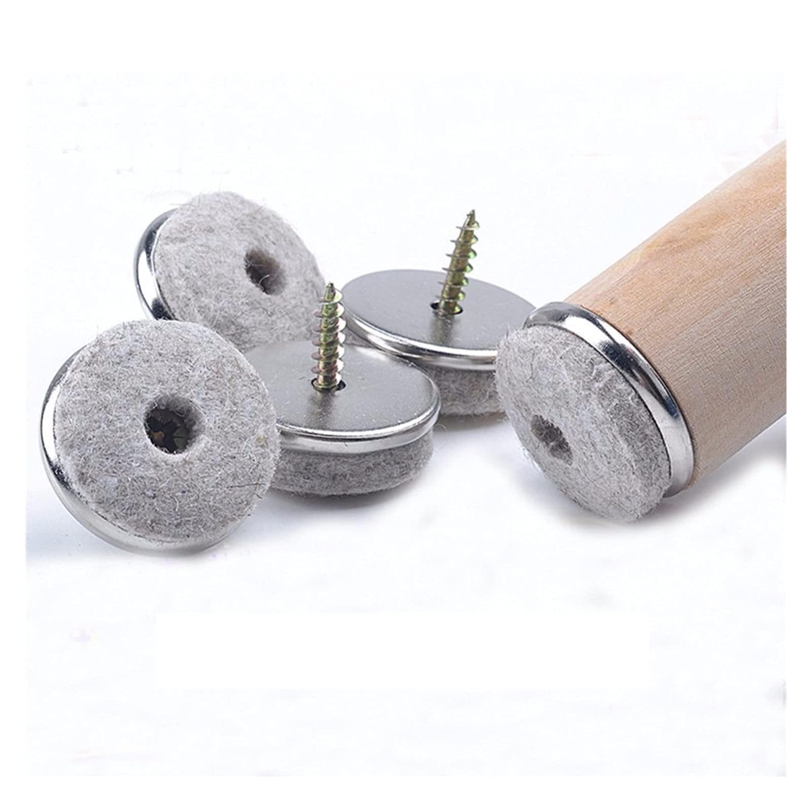 YANGQI yaoqijie 200/100/60/30/15pcs Muebles de Fieltro Deslizante Dia 22/24/28 / 38mm Protector de Piso Deslizante Ajuste para pies de Patas de Madera Sofá de Mesa de Silla Lasting