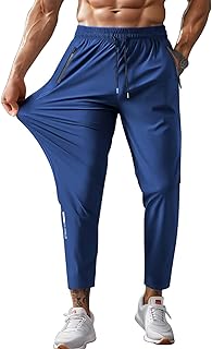 Hidkat Men's Hiking Pants Quick-Dry Lightweight Sweatpants | Outdoor Sports,Fishing,Water Resistant,Zipper Pockets