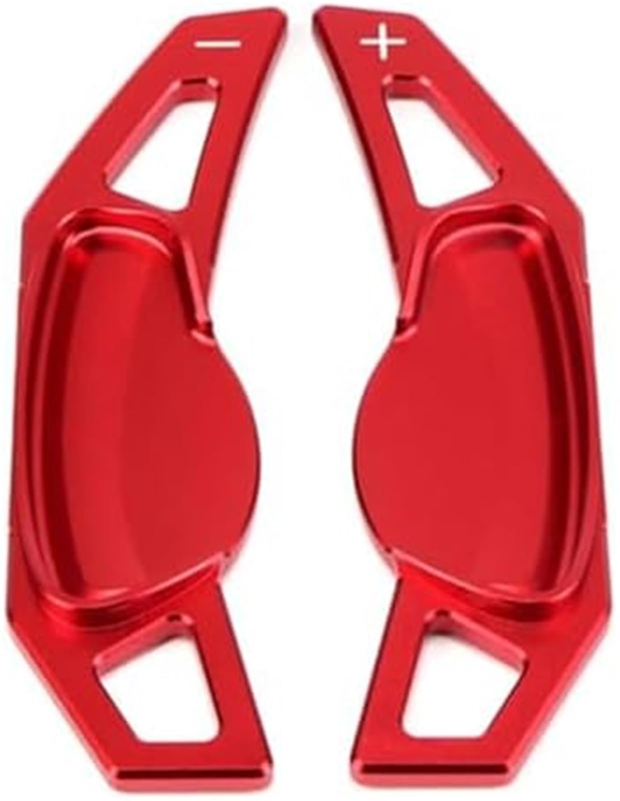 Xedlamp Red Car Gear Shift Paddle Paddle Shift, For Smart, For Fortwo 451 Forfour 453, For Electric Drive Car Steering Wheel Extension Shifter Gear Paddles Stickers(Red)