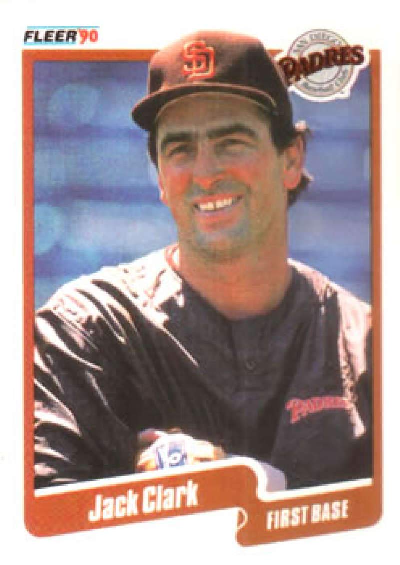 ジャック様 Amazon.com: Baseball MLB 1990 Fleer #152 Jack Clark #152 NM Near